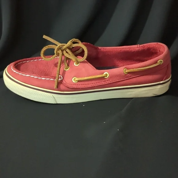 Sperry topsiders, red, size 8. Excellent condition. - Picture 9 of 11
